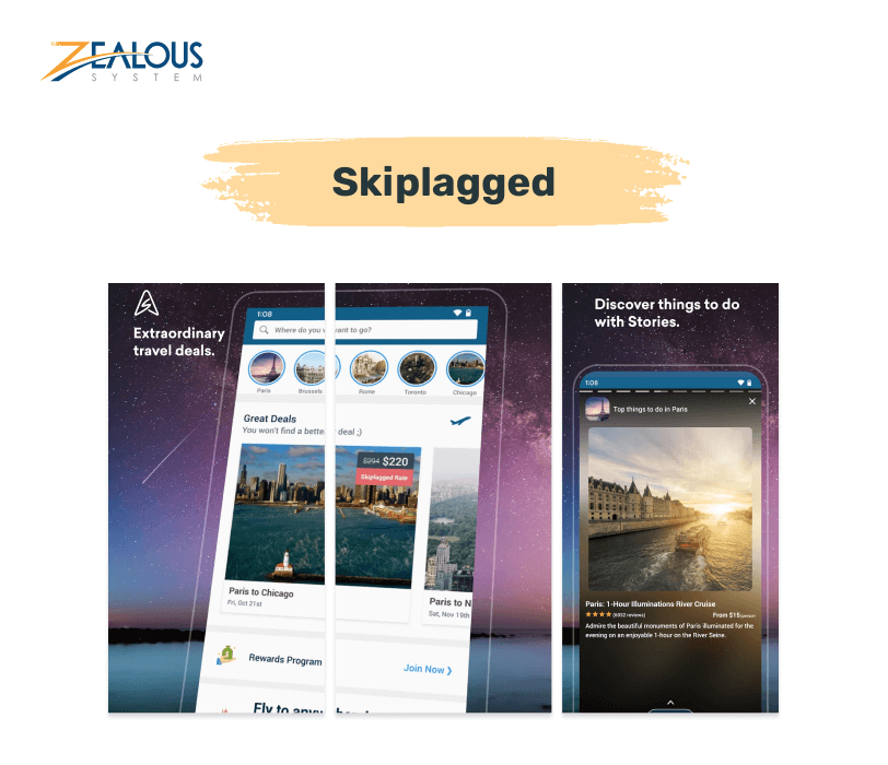 Skiplagged app