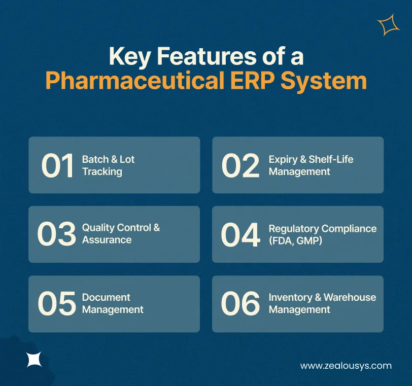 Key Features of a Pharmaceutical ERP System