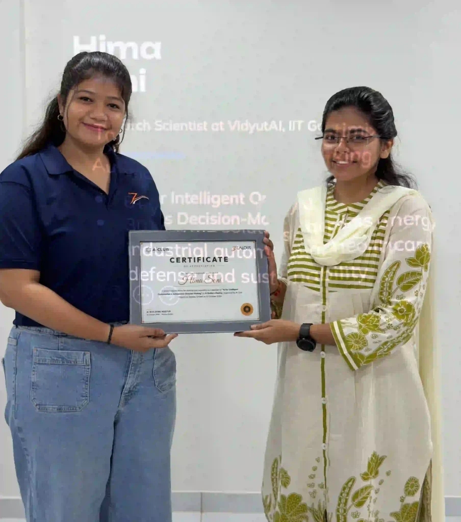 Hima Soni, AI Research Scientist at VidyutAI, IIT Gandhinagar